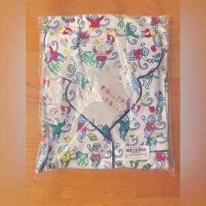 Brand New Roller Rabbit Back to School Monkey Polo Pajamas - Size S